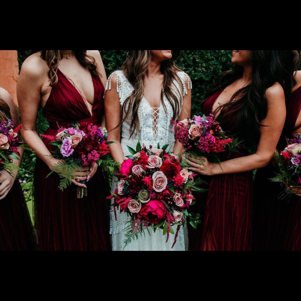 Maroon dress